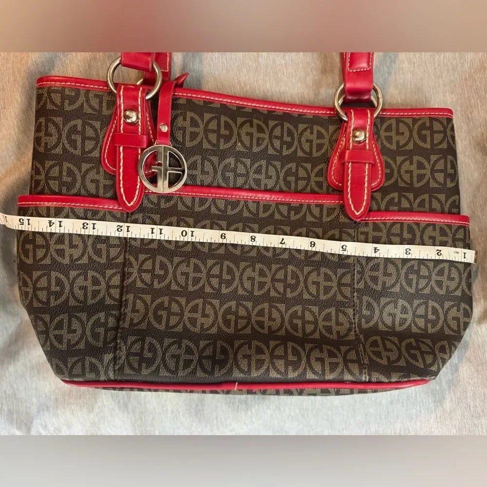 Giani Bernini Red Leather Hobo Bag